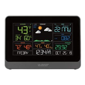 La Crosse Technology C83100-INT WiFi Professional Weather Station, Black