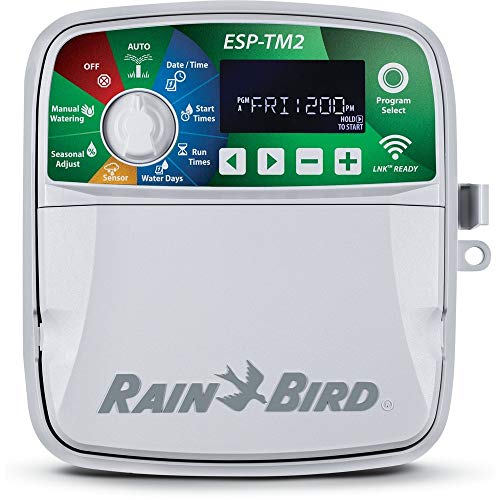 Rain Bird ESP-TM2 8 Station LNK WiFi Irrigation System Outdoor Controller Timer