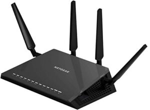 netgear nighthawk x4s smart wifi router (r7800) – ac2600 wireless speed (up to 2600 mbps) | up to 2500 sq ft coverage & 45 devices | 4 x 1g ethernet, 2 x 3.0 usb, and 1 x esata ports