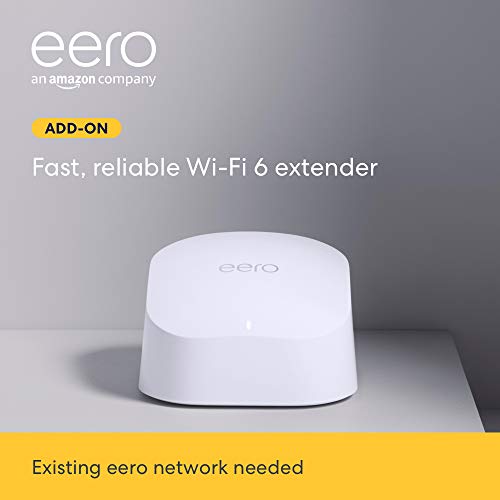 Amazon eero 6 dual-band mesh Wi-Fi 6 extender - expands existing eero network