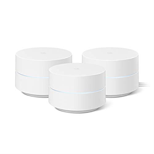 Google Wifi - AC1200 - Mesh WiFi System - Wifi Router - 4500 Sq Ft Coverage - 3 pack