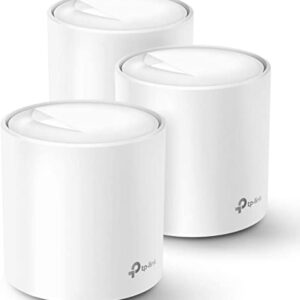 TP-Link Deco WiFi 6 Mesh System(Deco X20) - Covers up to 5800 Sq.Ft. , Replaces Wireless Routers and Extenders(3-Pack, 6 Ethernet Ports in total, supports Wired Ethernet Backhaul)