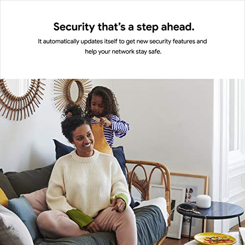 Google Nest Wifi -  AC2200 - Mesh WiFi System -  Wifi Router - 2200 Sq Ft Coverage - 1 pack