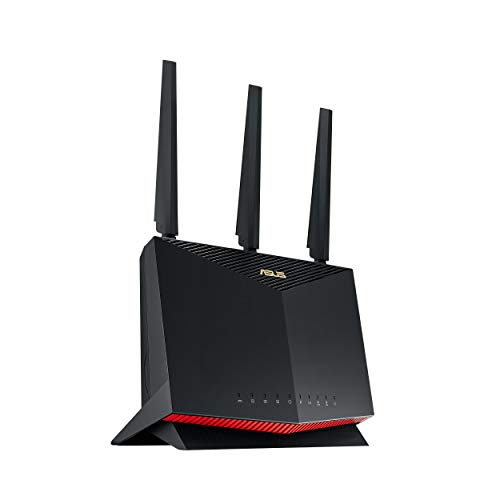 ASUS AX5700 WiFi 6 Gaming Router (RT-AX86U) - Dual Band Gigabit Wireless Internet Router, NVIDIA GeForce NOW, 2.5G Port, Gaming & Streaming, AiMesh Compatible, Included Lifetime Internet Security