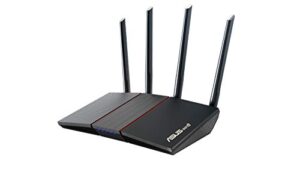asus ax1800 wifi 6 router (rt-ax55) – dual band gigabit wireless router, speed & value, gaming & streaming, aimesh compatible, included lifetime internet security, parental control, mu-mimo, ofdma