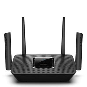 linksys mesh wifi 5 router, tri-band, 3,000 sq. ft coverage, 25+ devices, supports guest wifi, parent control,speeds up to (ac3000) 3.0gbps – mr9000. with amazon exclusive extended 18 month warranty