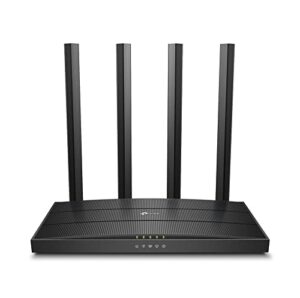 tp-link ac1200 gigabit wifi router (archer a6) – dual band mu-mimo wireless internet router, 4 x antennas, onemesh and ap mode, long range coverage
