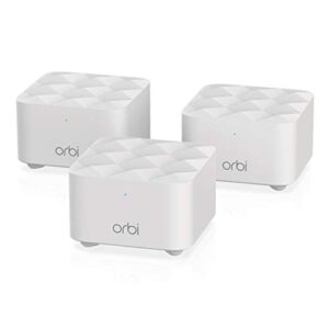 netgear orbi whole home mesh wifi system (rbk13) – router replacement covers up to 4,500 sq. ft. with 1 router & 2 satellites