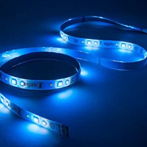 Elgato Light Strip - Smart Light with 16 million colors through RGBWW LEDs including Warm/Cold White, App-Control via iOS/Android, PC/Mac, Stream Deck, perfect for Gaming, Streaming and Home Setups