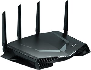 netgear nighthawk pro gaming xr500 wi-fi router with 4 ethernet ports and wireless speeds up to 2.6 gbps, ac2600, optimized for low ping