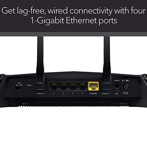 NETGEAR Nighthawk Pro Gaming XR500 Wi-Fi Router with 4 Ethernet Ports and Wireless Speeds Up to 2.6 Gbps, AC2600, Optimized for Low Ping