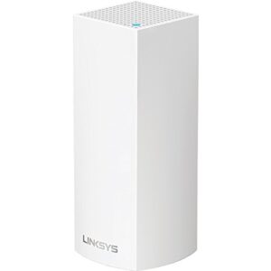 linksys whw0301 velop intelligent mesh wifi system: ac2200 tri-band wi-fi router, wireless network for full-speed home coverage (white, 1-pack)