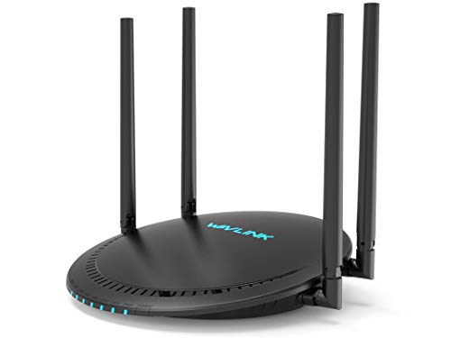 AC1200 WiFi Router Dual Band Wireless Internet Router,High Speed Wireless Router with 4x5dBi High-Gain Antennas for Online Game & HD Video,Provide More Reliable WiFi Connections and WiFi Speeds