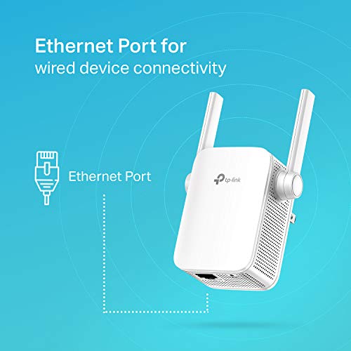 TP-Link N300 WiFi Extender(TL-WA855RE)-WiFi Range Extender, up to 300Mbps speed, Wireless Signal Booster and Access Point, Single Band 2.4Ghz Only