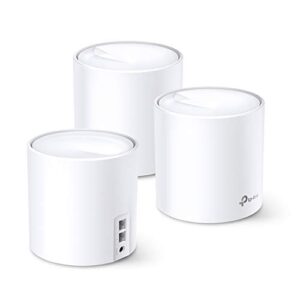 TP-Link Deco X60 WiFi 6 AX3000 Whole-Home Mesh Wi-Fi System, 3-Pack