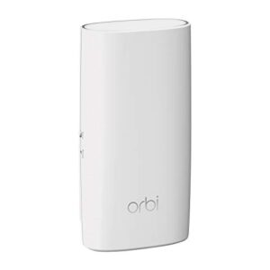 netgear orbi wall-plug whole home mesh wifi satellite extender – works with your orbi router to add 1,500 sq. feet of coverage at speeds up to 2.2 gbps, ac2200 (rbw30)