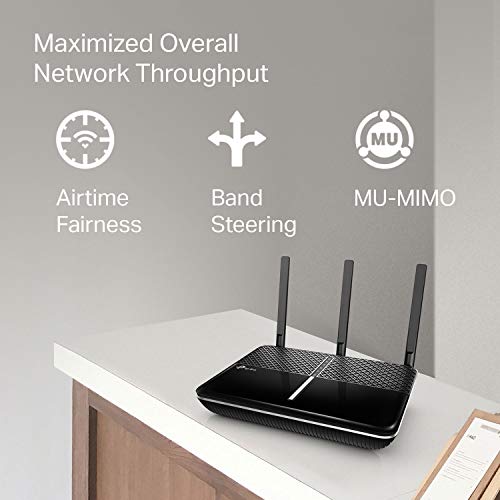 TP-Link AC2600 Smart WiFi Router (Archer A10) - MU-MIMO, Dual Band Wireless Router, Gigabit Ethernet Ports, Long Range Coverage, VPN Server