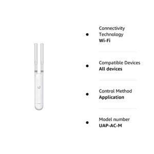 Ubiquiti Networks Networks UAP-AC-M-US UniFi AC Mesh Wide-Area In/Out Dual-Band Access Point (US Version)