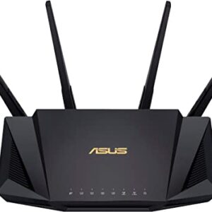ASUS RT-AX58U Dual Band WIFI Router (RT-AX3000) (Renewed)