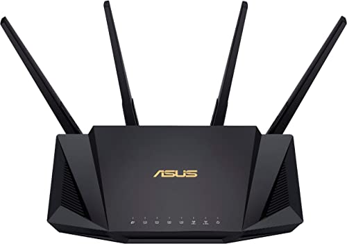 ASUS RT-AX58U Dual Band WIFI Router (RT-AX3000) (Renewed)