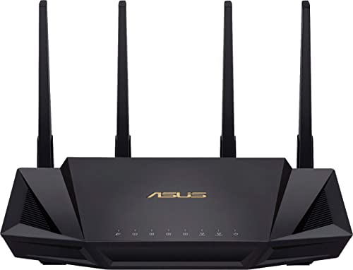 ASUS RT-AX58U Dual Band WIFI Router (RT-AX3000) (Renewed)