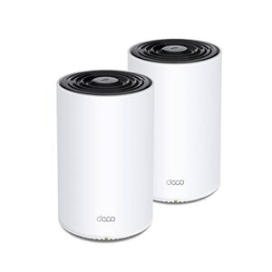 tp-link deco tri band mesh wifi 6 system(deco x68) – covers up to 5500 sq. ft.whole home coverage, replaces wireless routers and extenders, 2-pack