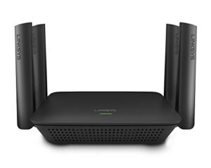 linksys re9000: ac3000 tri-band wi-fi extender, wireless range booster for home, 4 gigabit ethernet ports, works with any wi-fi router (black)