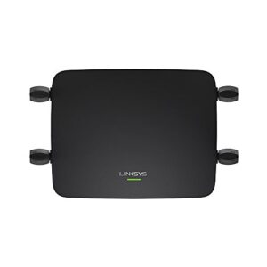 Linksys RE9000: AC3000 Tri-Band Wi-Fi Extender, Wireless Range Booster for Home, 4 Gigabit Ethernet Ports, Works with Any Wi-Fi Router (Black)