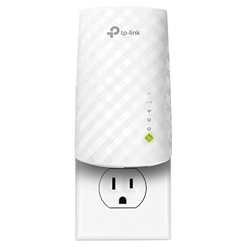 TP-Link AC750 WiFi Range Extender - Dual Band Cloud App Control Up to 750Mbps, One Button Setup Repeater, Internet Booster, Access Point Smart Home & Alexa Devices (RE220) (Renewed)