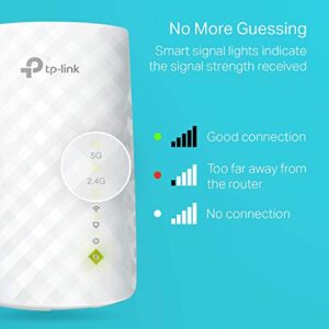TP-Link AC750 WiFi Range Extender - Dual Band Cloud App Control Up to 750Mbps, One Button Setup Repeater, Internet Booster, Access Point Smart Home & Alexa Devices (RE220) (Renewed)