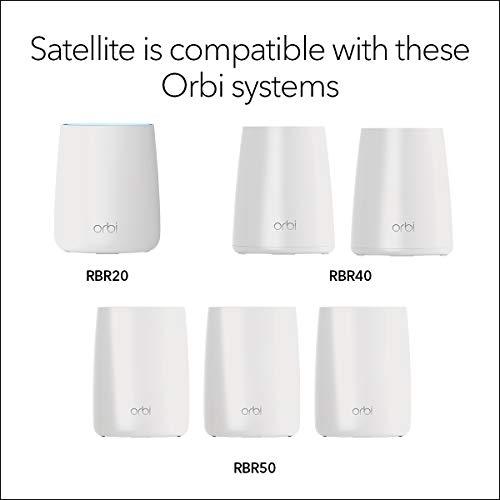 NETGEAR Orbi Mesh WiFi Add-on Satellite (RBS20) - Discontinued by Manufacturer