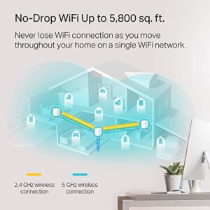 Certified Refurbished TP-Link 3 Pack Deco X20 Wifi 6 Mesh Router, AX1800 Whole Home Wifi System up to 5800 Sqft (Renewed)