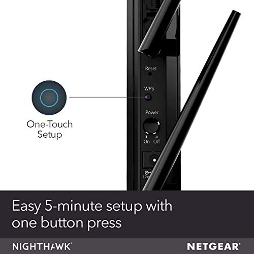 NETGEAR WiFi Mesh Range Extender EX7000 - Coverage up to 2100 sq.ft. and 35 devices with AC1900 Dual Band Wireless Signal Booster & Repeater (up to 1900Mbps speed), plus Mesh Smart Roaming