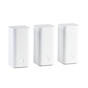 vilo mesh wi-fi system dual band ac1200 coverage up to 4,500 sq ft (3-pack) with 3 gigabit ethernet ports and app-managed parental controls, wi-fi router and extender replacement