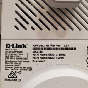 D-Link WiFi Range Extender, AC1750 Plug In Wall Booster, Dual Band Gigabit Wireless Repeater and Smart Signal Indicator (DAP-1720),White