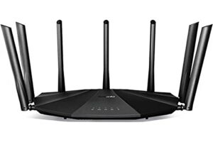 tenda ac23 smart wifi router – dual band gigabit wireless (up to 2033 mbps) internet router for home, 4x4 mu-mimo technology, up to 1400 sq ft coverage parental control compatible with alexa (ac2100)