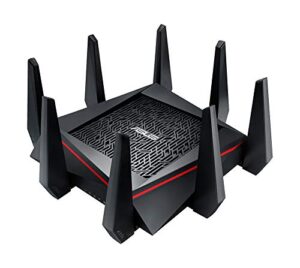 asus wifi gaming router (rt-ac5300) – tri-band gigabit wireless internet router, gaming & streaming, aimesh compatible, included lifetime internet security, adaptive qos, parental control, mu-mimo