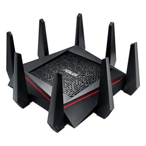 ASUS WiFi Gaming Router (RT-AC5300) - Tri-Band Gigabit Wireless Internet Router, Gaming & Streaming, AiMesh Compatible, Included Lifetime Internet Security, Adaptive QoS, Parental Control, MU-MIMO