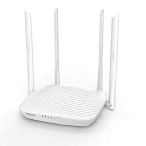 Tenda N600Mbps Smart WiFi Router, Wireless Router for Internet with Whole-Home Coverage, 4*6dBi High-Gain Omnidirectional Antennas&Beamforming, 3 Lan Fast Ports, Easy Setup&App Control(F9)