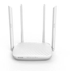 Tenda N600Mbps Smart WiFi Router, Wireless Router for Internet with Whole-Home Coverage, 4*6dBi High-Gain Omnidirectional Antennas&Beamforming, 3 Lan Fast Ports, Easy Setup&App Control(F9)