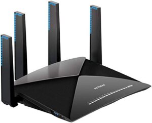 netgear nighthawk x10 smart wifi router (r9000) – ad7200 wireless speed (up to 7200 mbps) for 60ghz wifi devices | up to 2500 sq ft coverage | 6 x 1g ethernet, 1 x 10g sfp+, and 2 usb ports