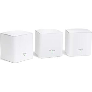 tenda nova mw5g whole home mesh wifi system – dual band gigabit ac1200 router replacement for smart home,works with amazon alexa for 3500 sq.ft coverage (3 pack)