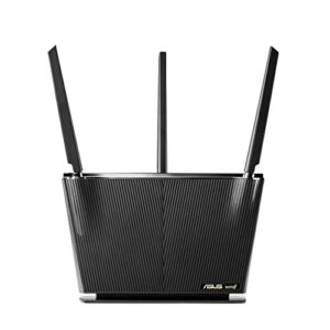 asus wifi 6 router (rt-ax68u) – dual band gigabit wireless router, 3×3 support, gaming & streaming, aimesh compatible, included lifetime internet security, parental control, mu-mimo, ofdma