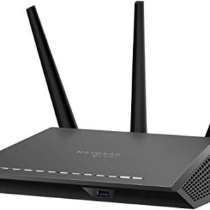 NETGEAR Nighthawk Smart WiFi Router (RS400) - AC2300 Wireless Speed (up to 2300 Mbps) | Up to 2000 sq ft Coverage & 35 Devices | 4 x 1G Ethernet and 2 USB Ports | Includes 3 Years of Armor Security