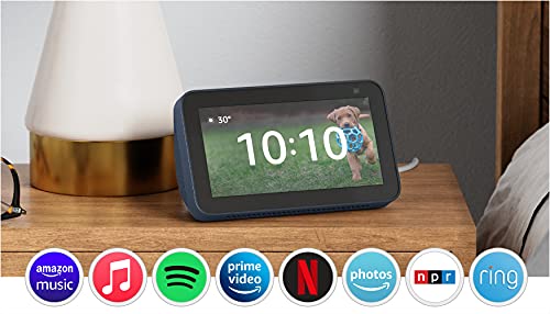 Echo Show 5 (2nd Gen, 2021 release) | Smart display with Alexa and 2 MP camera | Deep Sea Blue