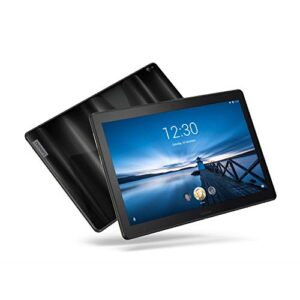 lenovo smart tab p10 10.1” android tablet, alexa-enabled smart device with fingerprint sensor and smart dock featuring 4 dolby atmos speakers – 64gb storage with alexa enabled charging dock included