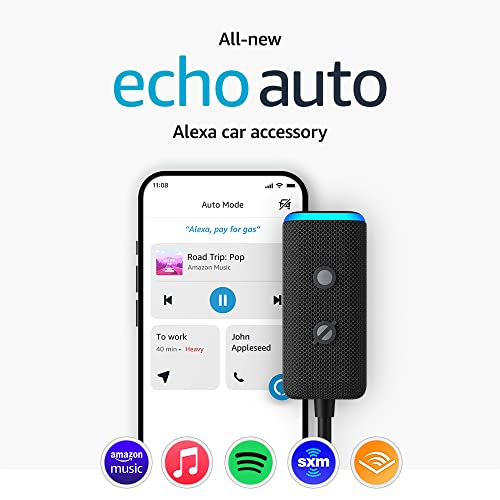 All-New Echo Auto (2nd Gen, 2022 release) | Add Alexa to your car