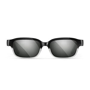 echo frames (2nd gen) | smart audio glasses with alexa | quartz gray with black sunglass lenses