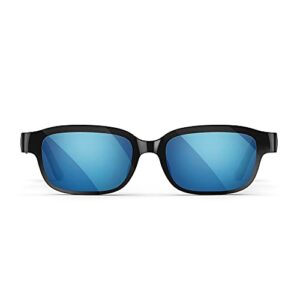 echo frames (2nd gen) | smart audio sunglasses with alexa | classic black with new polarized blue mirror sunglass lenses
