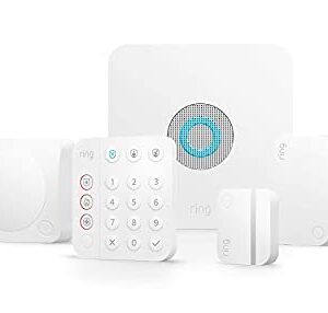 Ring Alarm 5-piece kit (2nd Gen) – home security system with optional 24/7 professional monitoring – Works with Alexa